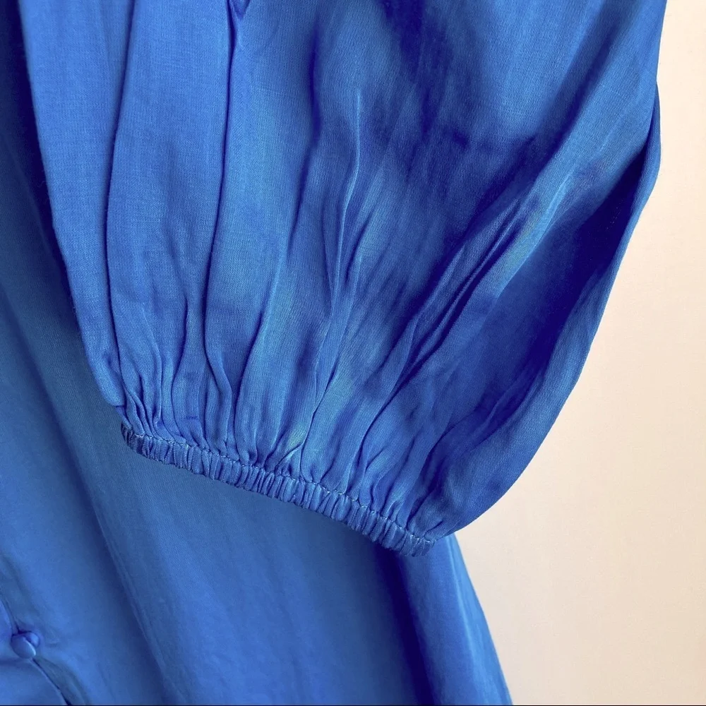 Free People Later Days Dress, sz 4, Blue